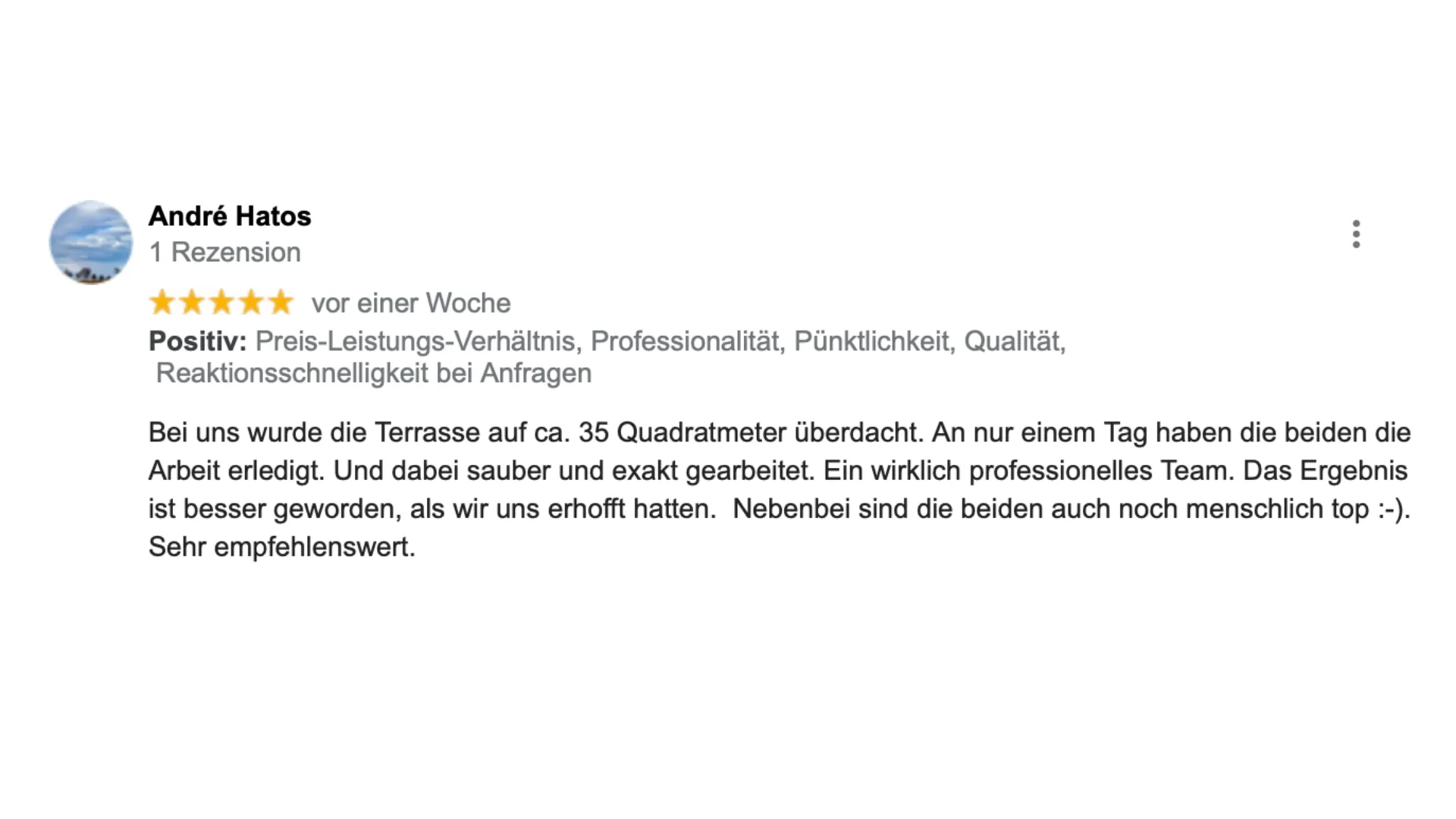 Bewertung Hatos