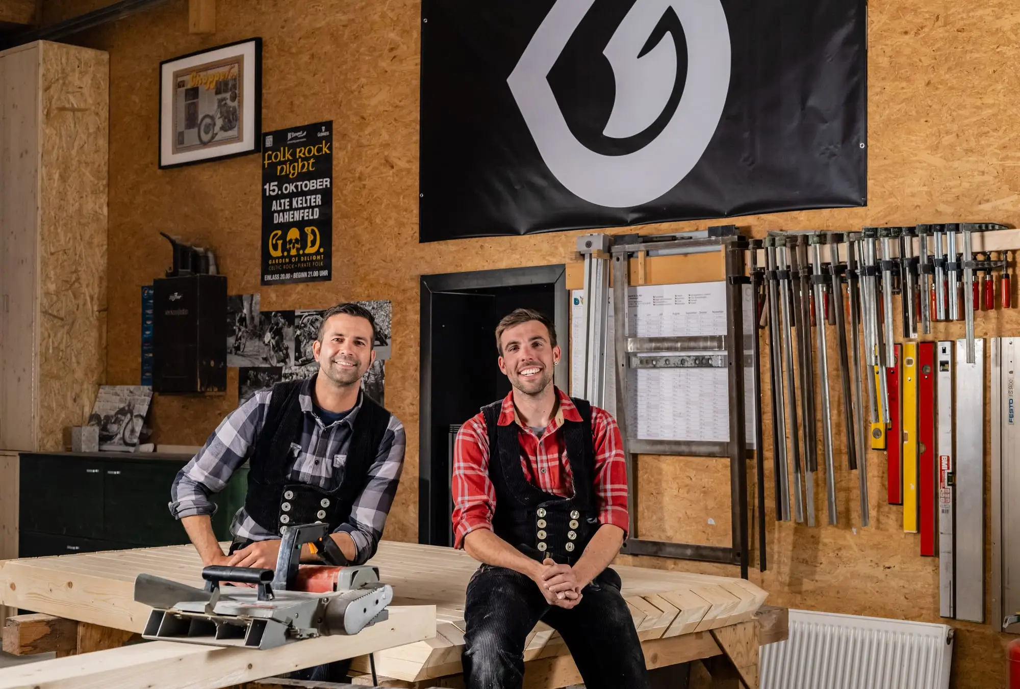 Michael Kaiser und Jonas Dröschel